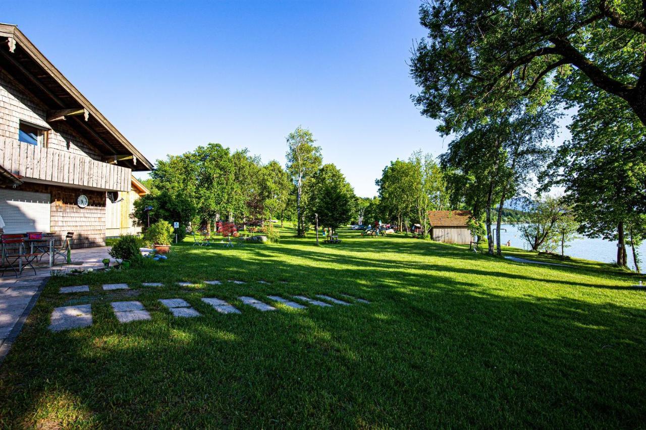 Ferienwohnungen Am Strandbad Chieming Exterior foto